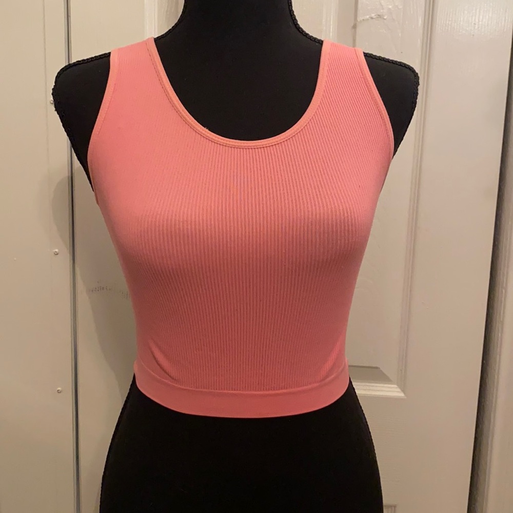 Juniors top | neon pink | S/M